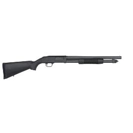 Mossberg 50778 590 Security Pump Shotgun 12Ga 7Rnd 18.5" Syn Bead Sight Blued, 0902-1389