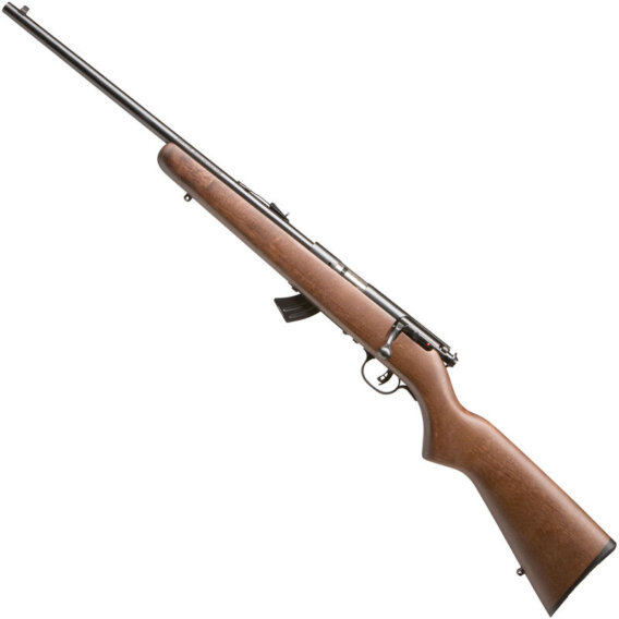 Savage 50702 Mark II GLY Bolt Action Rifle 22 LR, LH, 19 in, Satin Blued, Wood Stk, 10+1 Rnd, Accu-Trigger, 0685-0641