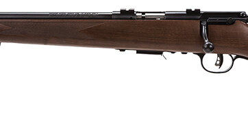 Savage 96717 93R17 GLV Bolt Action Rifle 17 HMR, LH, 21 in, Satin Blued, Wood Stk, 5+1 Rnd, Accu-Trigger, 0685-0021