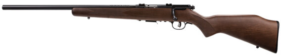 Savage 96717 93R17 GLV Bolt Action Rifle 17 HMR, LH, 21 in, Satin Blued, Wood Stk, 5+1 Rnd, Accu-Trigger, 0685-0021