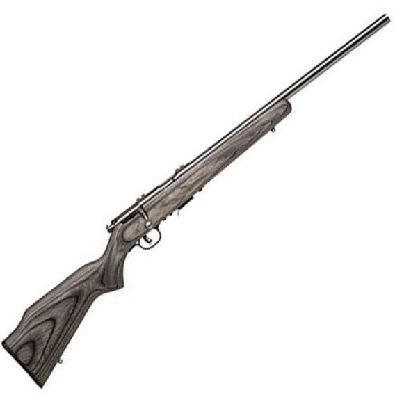 Savage 96705 93R17 BVSS Bolt Action Rifle 17 HMR, RH, 21 in, Matte, Wood Stk, 5+1 Rnd, Accu-Trigger, 0685-0122