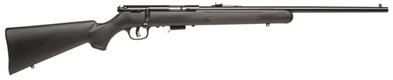 Savage 26702 Mark II F Bolt Action Rifle 17 Mach 2, RH, 21 in, Satin Blued, Syn Stk, 10+1 Rnd, Accu-Trigger, 0685-0643