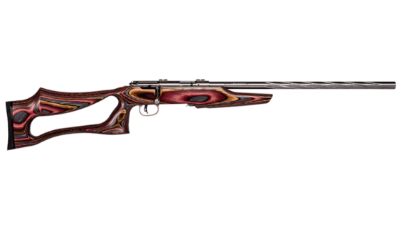 Savage 25740 Mark II BSEV Bolt Action Rifle 22 LR, RH, 21 in, Matte, Wood Stk, 5+1 Rnd, Accu-Trigger, 0685-0875