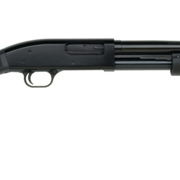 Mossberg 31043 Maverick 88 Pump Shotgun 12 GA, RH, 18.5 in, Blue, Syn, 5+1 Rnd, Plain, 3 in, 0902-0981