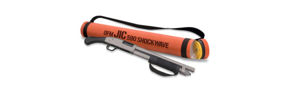 Mossberg 50656 590 JIC Shockwave Pump Shotgun, 12 Ga, 14" Bbl, Cerakote Stnls, 6-Rnd, Strapped Forend, Carry Tube, Non NFA, 0902-1517