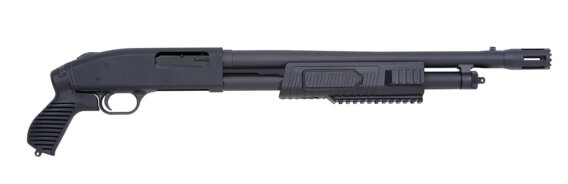 Mossberg 50673 Flex 500 Tactical Pump Shotgun 18.5" 12ga Matte Blu Pistol Grip, 0902-0818