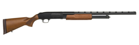 Mossberg 52132 500 Bantam Pump Shotgun 12 GA, RH, 24 in, Blue, Wood, 5+1 Rnd, Accu-Set, Vent Rib, 3 in, 0902-0024