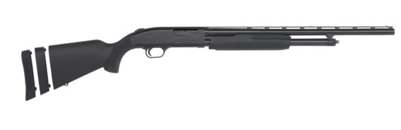 Mossberg 54210 500 Super Bantam All-Purpose Pump Shotgun 20 GA, RH, 22 in, Blue, Syn, 5+1 Rnd, Accu-Set, Vent Rib, 3 in, 0902-0144