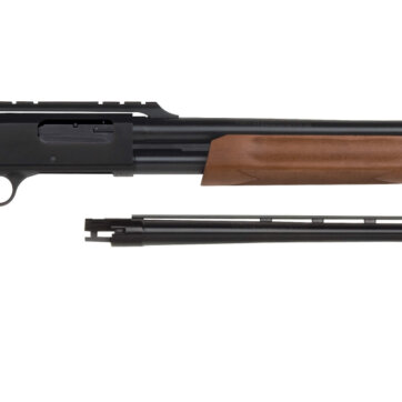 Mossberg 54243 500 Hunting Combos Pump Shotgun 12 GA, RH, 24/28 in, Blue, Wood, 5+1 Rnd, Accu-Set, Vent Rib, 3 in, 0902-0310