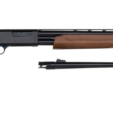 Mossberg 54282 500 Hunting Combos Pump Shotgun 20 GA, RH, 24/26 in, Blue, Wood, 5+1 Rnd, Accu-Set, Vent Rib, 3 in, 0902-0070