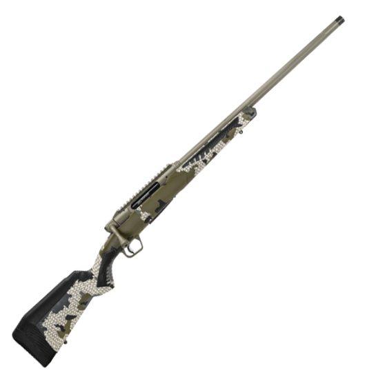 Savage 57648 Impulse Big Game Bolt Action Rifle, 243 WIN, 22" Bbl, 4 Rnd, Kuiu Verde 2.0, Accustock W/ Accufit, 0685-2460