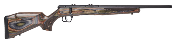 Savage 70849 B22 Magnum BNS-SR Bolt Action Rifle, 17 HMR, 18 In. Barrel, Tang Safety, AccuTrigger, 10 Shot Rotary Magazine, 0685-2364