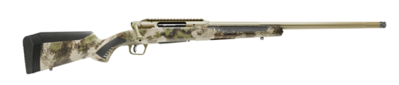 Savage 58023 Impulse Big Game 243 Win 22 in Hazel Green BBL, Camouflage Savage Woodland Camo Synthetic Stock, 0685-2641