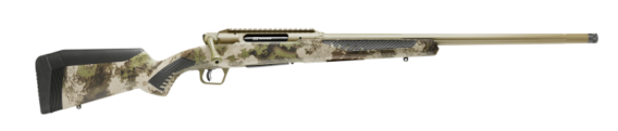 Savage 58026 Impulse Big Game 300 Win Mag 24 in Hazel Green BBL, Camouflage Savage Woodland Camo Synthetic Stock, 0685-2644