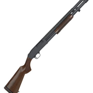 Mossberg 52150 590 Pump Shotgun, 12 GA, 20"Bbl, Retrograde, Walnut, Heatshield, Bead Sight, 8+1 Rnd, 0902-1700