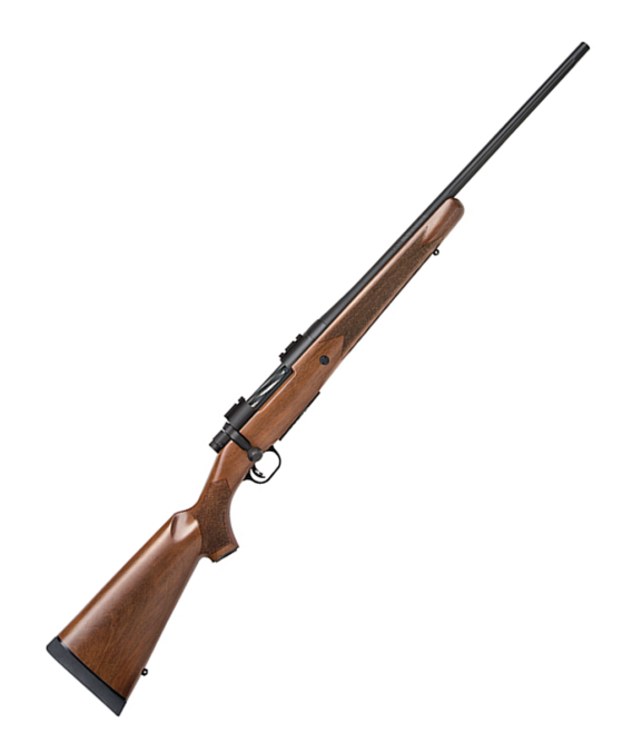 Mossberg 27841 Patriot Bolt Action Rifle 22-250 REM, RH, 22 in, Blue, Wood Stk, 5+1 Rnd, LBA Adj Trgr, 0902-1248