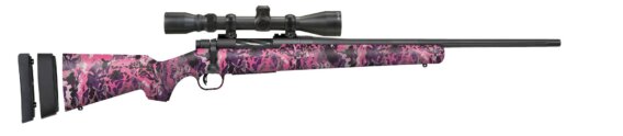 Mossberg 28143 Patriot Super Bantam Bolt Rifle, 6.5 Creed., 20" Bbl, Matte Blue, Muddy Girl Wild Synth. Stock, 3-9x40 Scope, 5+1 Rnd, 0902-1784