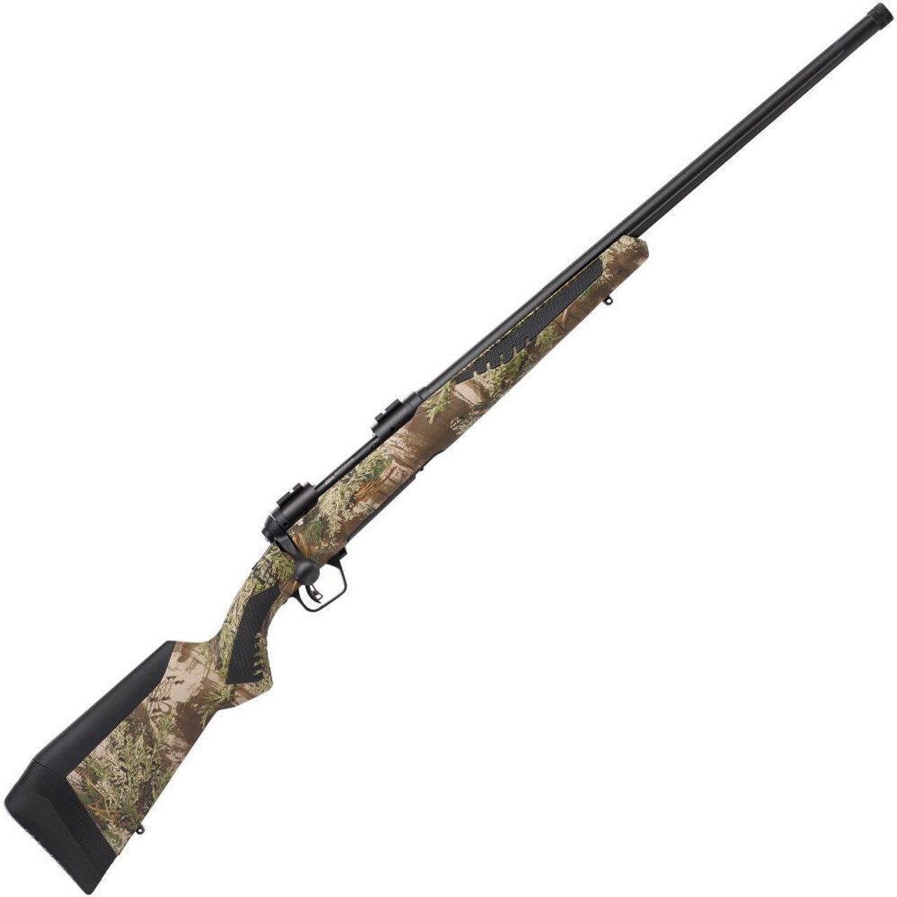 Savage 57003 110 Predator Bolt Action Rifle, 243 Win, 24" Thrd Heavy Bbl, 4 Rnd, Real Tree Camo Syn, AccuTrigger, AccuFit, 0685-1947