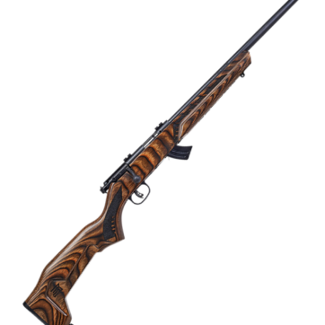 Savage 26737 Mark II Minimalist Bolt Action Rifle, 22 LR, Brown Laminate Stock, 18 In. Barrel, AccuTrigger, 10 Round Magazine, 0685-2370