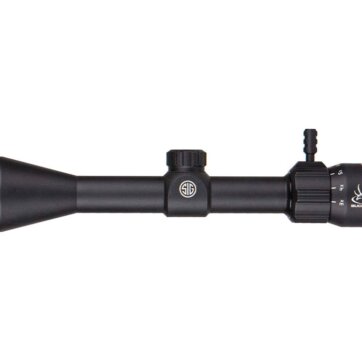 Sig Sauer SOBM44001 Buckmasters Riflescope, 4-16X44MM, 30MM, Side Focus, SFP, Buckmasters BDC, 0.25 Moa Adj, Black, 5270-1730