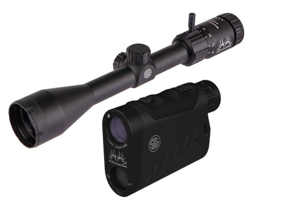 Sig Sauer SOK15BM02 Buckmasters Combo Kit, Kilo 1500 6X22mm LRF and 3-9X50mm Riflescope, 5270-1658