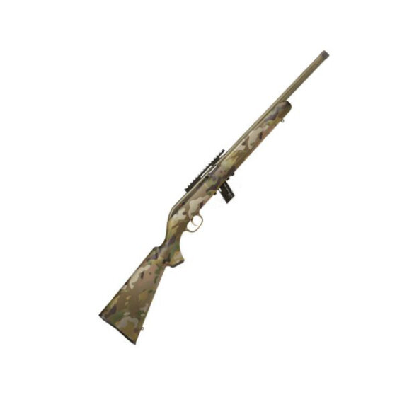 Savage 45122 64 FV-SR Semi-Auto Rifle, 22 LR, 16.5" Fluted Bbl, Threaded, Bazooka Green Synthetic Stock, 10+1 Rnd, 0685-2414