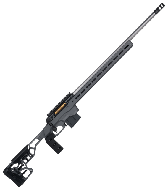 Savage 57893 Impulse Elite Precision Bolt Action Rifle, 338 Lapua Mag, Stainless Steel Bbl, 30" Bbl, 5 Round Cap, Gray Cerakote, 0685-2615