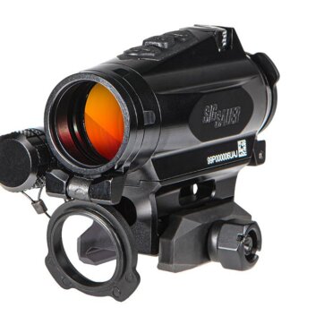 Sig Sauer SOR44001 Romeo4XT-Pro Red Dot Sight, Ballistic Circle Dot, 0.5 Moa Adj, AAA, Hex Bolt Mount, Spacer, Black, 5270-1820