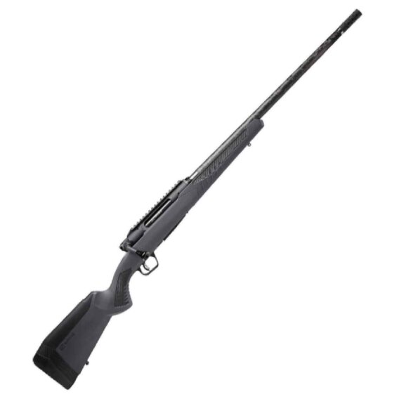 Savage 57903 Impulse Mountain Hunter 300 PRC 24 in Black Carbon Fiber BBL, Grey Synthetic Stock, 0685-2634