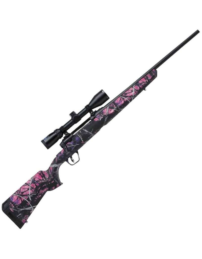 Savage 57272 Axis XP Camo Compact Muddy Girl Bolt Action Rifle 243 Win, 20  Bbl Blk, Muddy Girl Camo Syn Stock, 4 Rnd Dm, Weav, 0685-2081 - Western  Metal Inc.