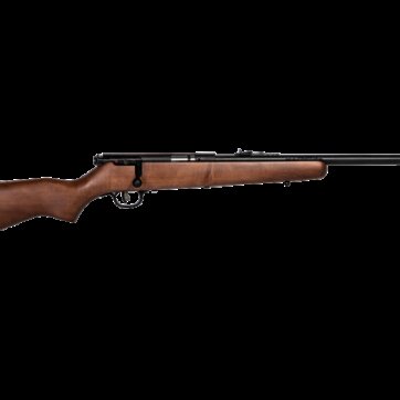 Savage 60702 Mark I GY Bolt Action Rifle 22 LR, RH, 19 in, Satin Blued, Wood Stk, 1 Rnd, Accu-Trigger, 0685-0630