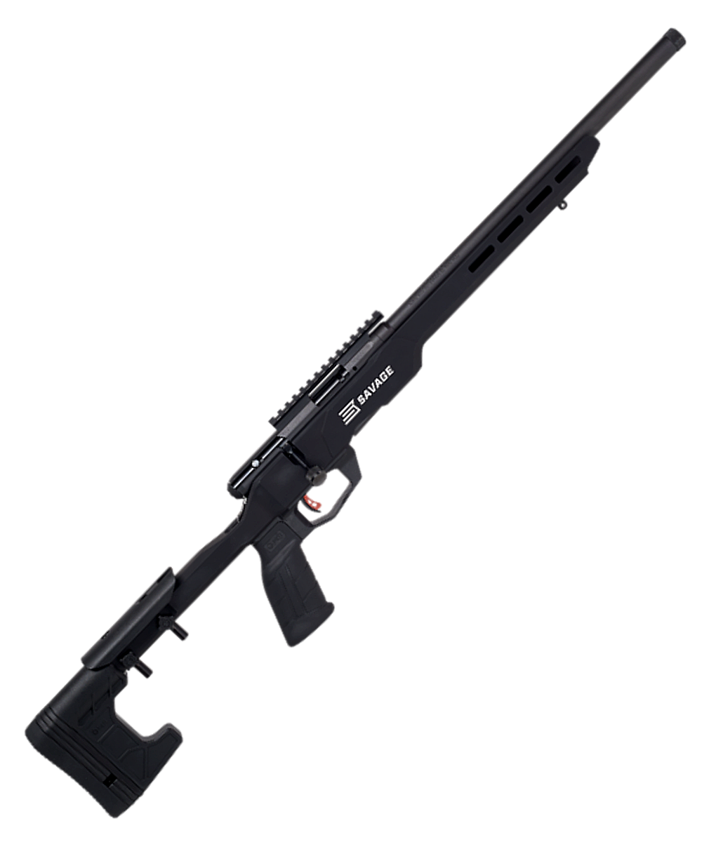 Savage 70248 B22 Precision Bolt Action Rifle, 22LR, 18" Threaded Heavy Bbl, MDT Chassis, AccuTrigger, 10+1 Rnd, 0685-2334