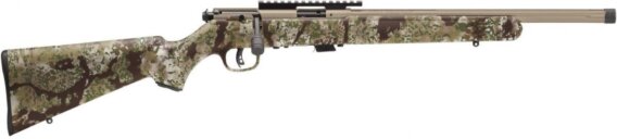 Savage 20002 Mark II FV-SR Bolt Action, 22 LR, 16.5" Fluted Thread. Bbl, Coyote Tan, Kryptek Transitional Stk 5+1 Rnd, 0685-2559