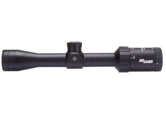 Sig Sauer SOW32201 Whiskey3 Riflescope, 2-7x32mm, 1 In, Sfp, Quadplex Reticle, 0.5 Moa Adj, Black, 5270-1384