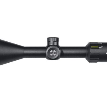 Sig Sauer SOW34205 Whiskey3 Riflescope, 4-12X50mm, 1 In, Sfp, Hellfire Quadplex Illum Reticle, 0.25 Moa Adj, Black, 5270-1397