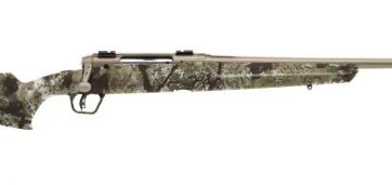 Savage 58003 Axis II Bolt Action Rifle, 30-06 Sprg., 22" Coyote Tan Bbl, Transitional Camo Stock, 4+1 Rnd, 0685-2555