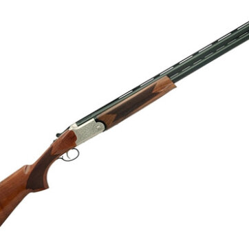 TriStar 98035 Upland Hunter O/U Shotgun, 12 Ga, 3", 28" Bbl, VR, Blue, Silver Rec., Walnut Stock, Ejectors, CT-5 Chokes, 6031-0146