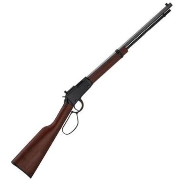 Henry H001TMRP Small Game Lever Rifle 22 WMR, Ambi, 20.5 in, Blued, Wood Stk, 12+1 Rnd, 1524-0126