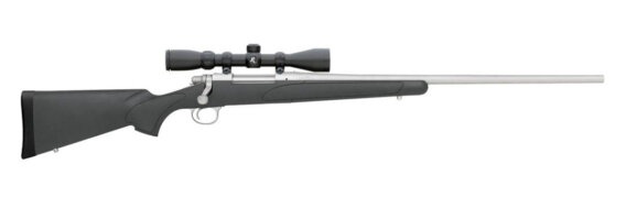 Remington 85486 700 ADL Bolt Action Rifle Combo w/ 3-9x40 scope, 243 Win, 24" Bbl, Stainless Steel, Black Syn Stock, 0540-1740