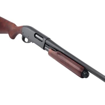 Remington 25559 870 Express Pump Shotgun Tac Hardwood 12Ga 18.5" Bbl BS 4+1 Cap, 0540-1646