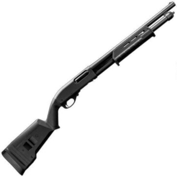 Remington 81192 870 Tactical Magpul Pump Shotgun, 12 GA, 18.5" Bbl, Black, 6+1, Bead Sight, 0540-1804