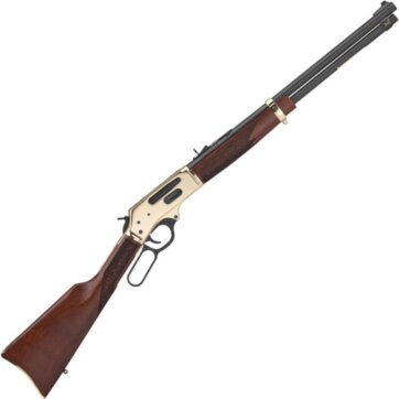 Henry H024-4570 Lever Action Rifle, 45-70, Side Gate, 19.8" Bbl, Brass Receiver, 4 Rnd, 1524-0187
