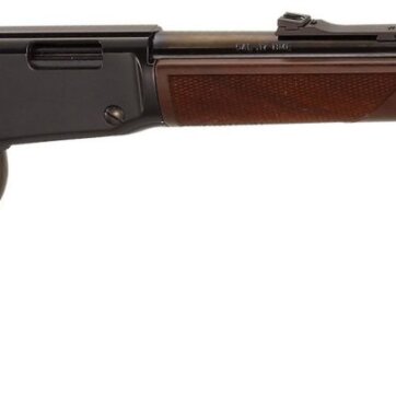 Henry H001V Varmint Express Lever Rifle 17 HMR, Ambi, 20 in, Blued, Wood Stk, 11+1 Rnd, 1524-0025