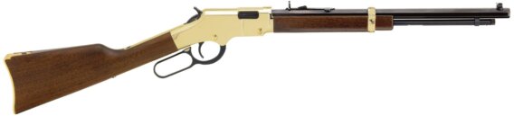 Henry H004Y Golden Boy Youth Lever Rifle 22 LR, Ambi, 16.25 in, Blued, Wood Stk, 12+1 Rnd, 1524-0046