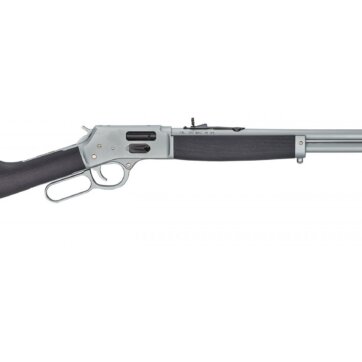 Henry H012GCAW Big Boy All Weather Lever Action Rifle 45 LC, 20" Bbl, Side Gate, Chrome Plated, Stained Hardwood Stock, 10+1 Rnd, 1524-0213