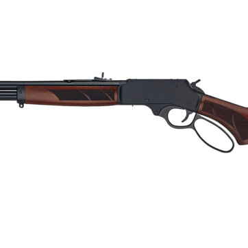 Henry H018G-410R Lever Action Shotgun, 410 Ga, 2.5", 19.75" Bbl, Side Gate, Blued, Walnut Stock, Cylinder Bore, 1524-0230