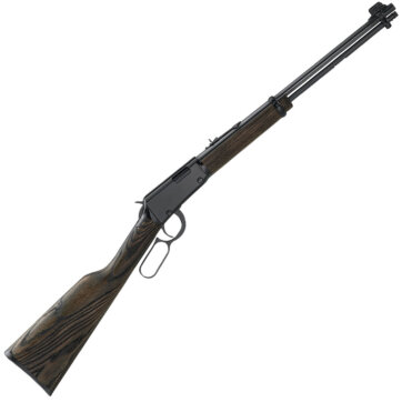 Henry H001GG Garden Gun Smoothbore, Lever Action Rifle, 22 LR Shotshell, 18.5" Bbl, Blued, Black Ash Stock, 15+1 Rnd, 1524-0185