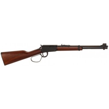 Henry H001L Lever Rifle 22 LR, Ambi, 16.125 in, Blued, Wood Stk, 12+1 Rnd, 1524-0016