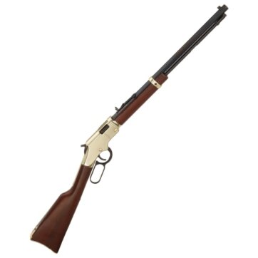Henry H004M Golden Boy Lever Rifle 22 WMR, Ambi, 20 in, Blued, Wood Stk, 12+1 Rnd, 1524-0024