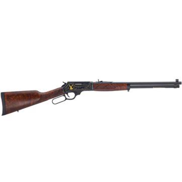 Henry H009GWL Lever Action Rifle, 30-30 Win, 20" Bbl, Wildlife Edition, Side Gate, Blued, Walnut Stock, 5+1 Rnd, 1524-0204